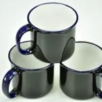 Customized Enamel Style Ceramic Promotional Mugs
